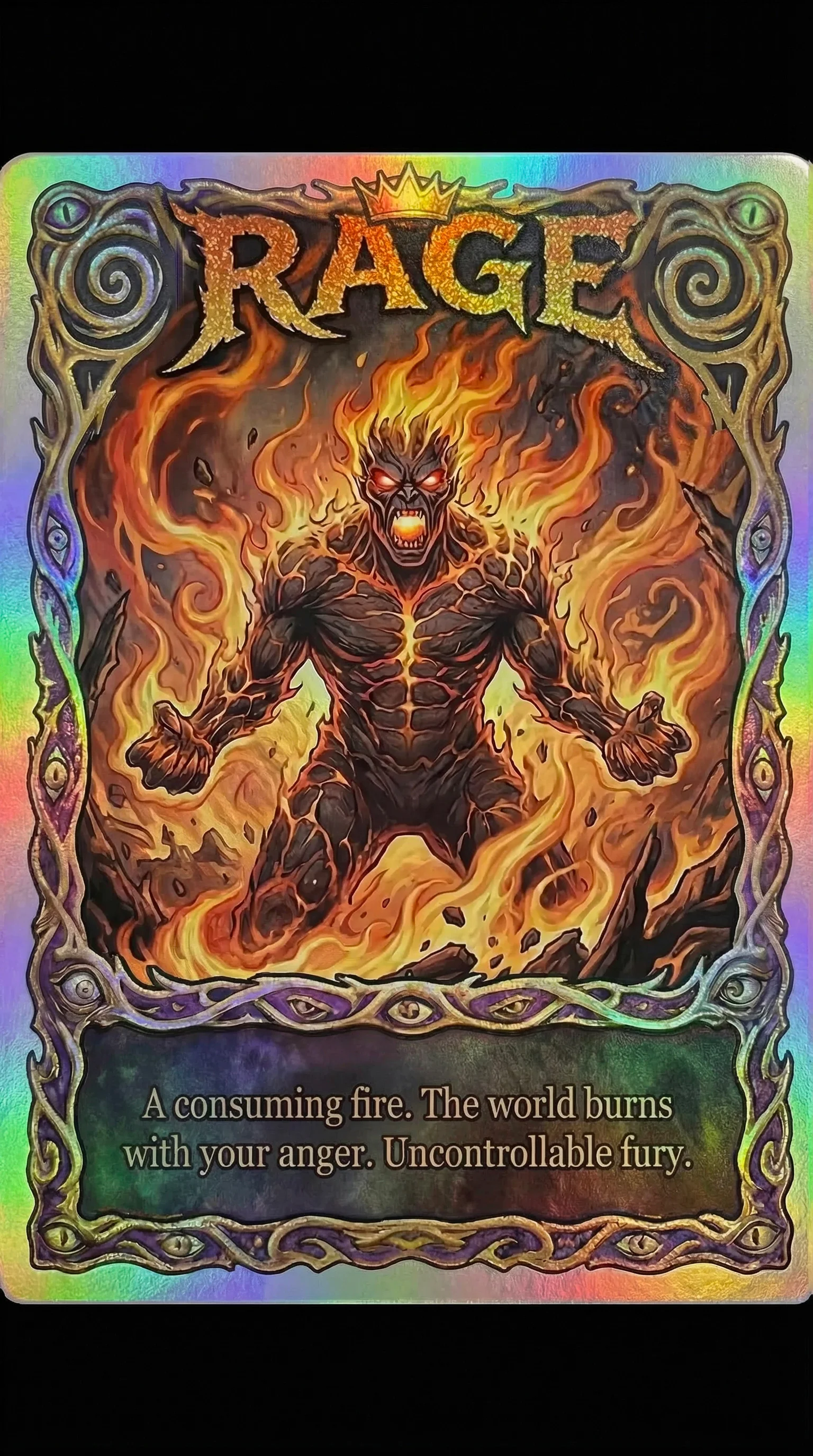 Rage card artwork
